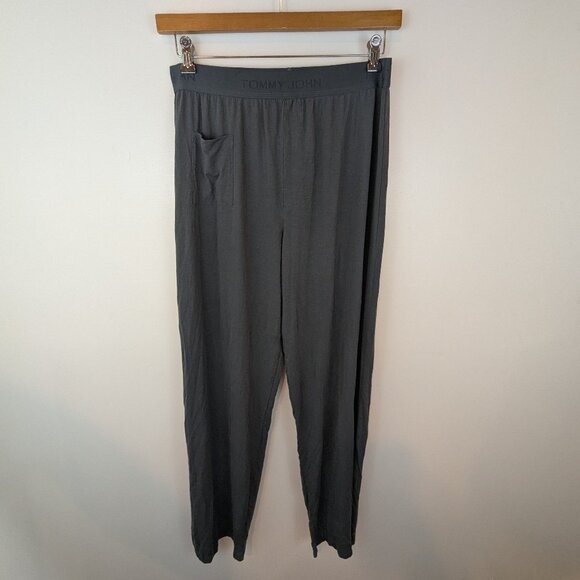 Tommy John Men's Supersoft Stretch Lounge Pants in Gray, Sz Lg - Picture 1 of 4